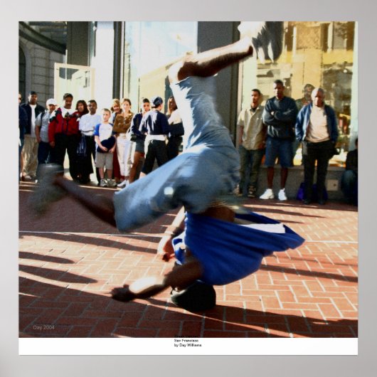 Break Dancer, San Francisco Poster (Voorkant)