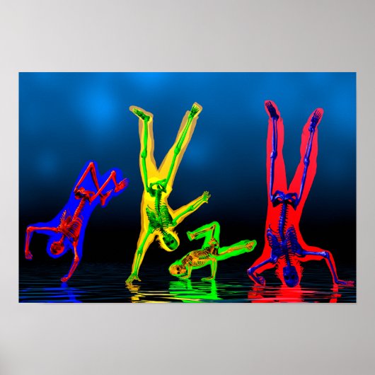 Break Dancers Poster (Voorkant)