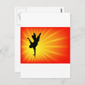 Break Dancing Briefkaart (Voorkant / Achterkant)