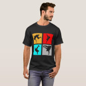 Break Dancing Gift Idee Break Dancing Stunt T-shirt (Voorkant volledig)