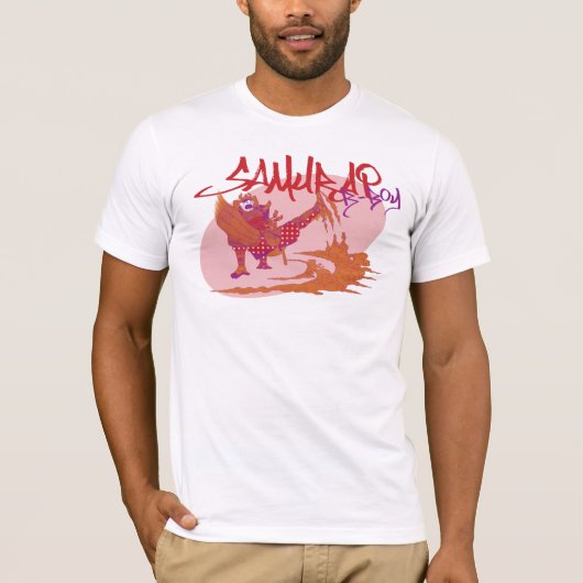 Break Dancing Samurai T-shirt (Voorkant)