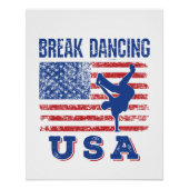 Break Dancing USA Perfect Poster (Voorkant)