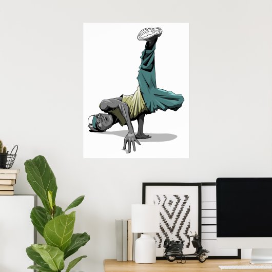 break-dans poster (Thuiskantoor)