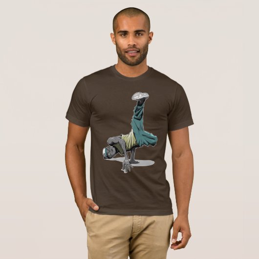 break dans zet 1 donker t-shirt (Voorkant volledig)