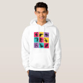 Break Dansend Retro  Hip Hop43 Hoodie (Voorkant volledig)