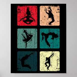 Break Dansend Retro Hip Hop Gift Dancer Poster