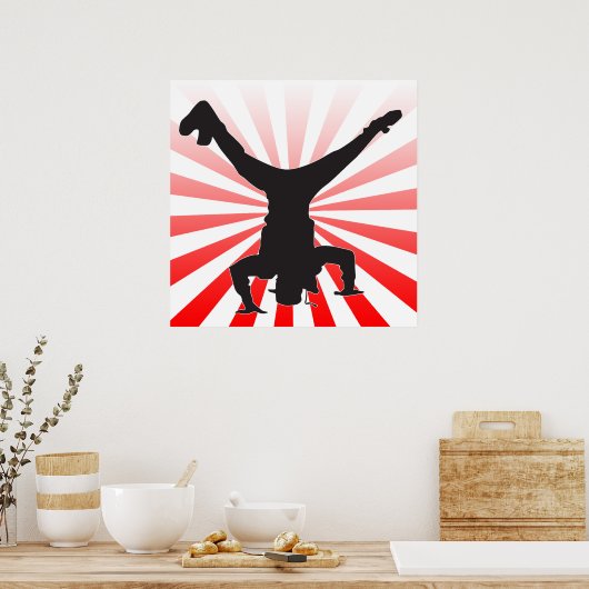 break-dansexplosie poster (Keuken)