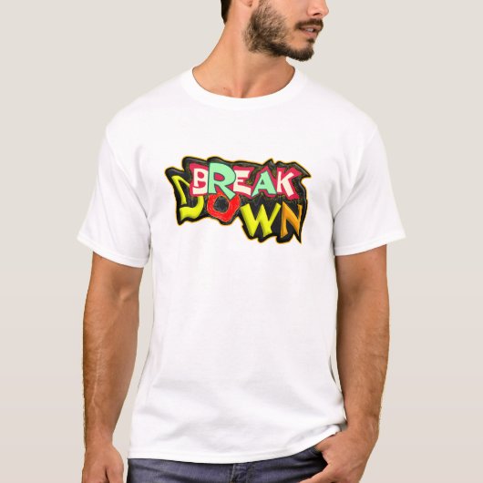 Break Down, Typography T-shirt (Voorkant)