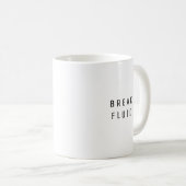 Break Fluid Funny Two-Tone Coffee Mok (Voorkant rechts)