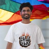 Break Free Graffiti Flame T-Shirt