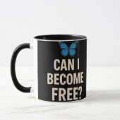 Break Free – Motivatie vlinder Mok (Links)