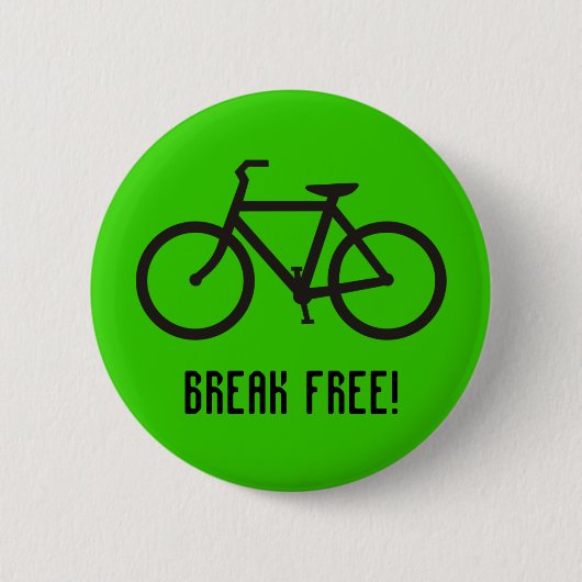 break free ronde button 5,7 cm (Voorkant)