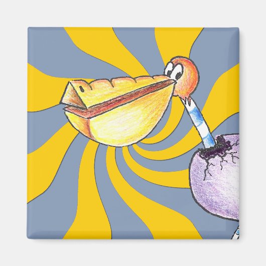 Break Free Square Magnet (Voorkant)