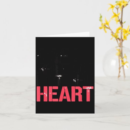 Break Her Not Heart Funny Quote  Kaart (Gele Bloem)