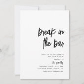 Break in de Bar Housewarming Uitnodiging (Voorkant)