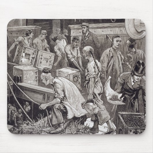 Break in het schip in Londen Muismat (Voorkant)