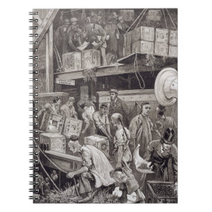 Break in het schip in Londen Notitieboek