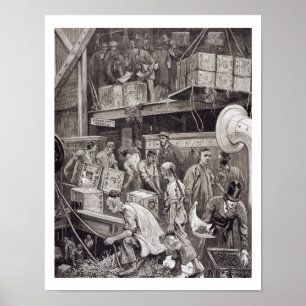 Break in het schip in Londen Poster