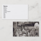 Break in het schip in Londen Visitekaartje (Voorkant / Achterkant)