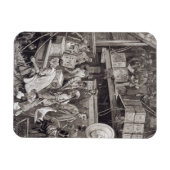 Break in het schip van een theeschip in Londen Magneet (Horizontaal)