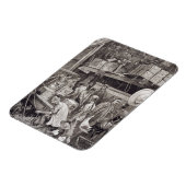 Break in het schip van een theeschip in Londen Magneet (Linkerzijde)