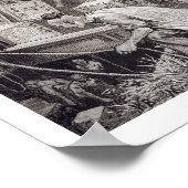 Break in het schip van een theeschip in Londen Poster (Hoek)