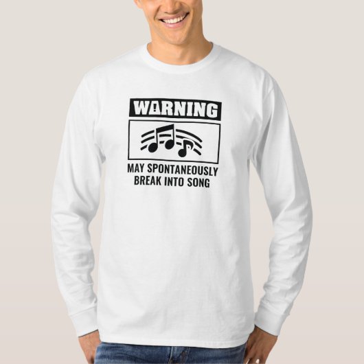 Break in Song T-shirt (Voorkant)