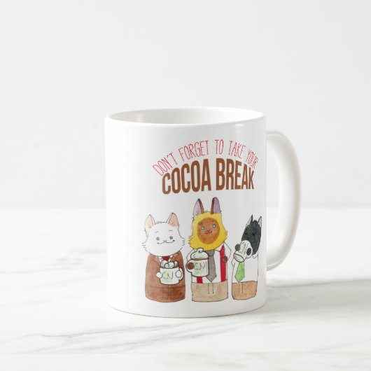 Break Mok Cat News Cocoa Break (Voorkant rechts)