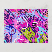 Break Out Star: Abstracte kunst Briefkaart (Voorkant)