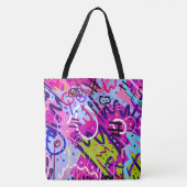 Break Out Star: Abstracte kunst Tote Bag (Voorkant)