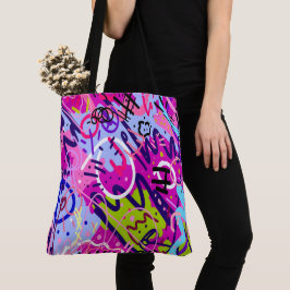 Break Out Star: Abstracte kunst Tote Bag