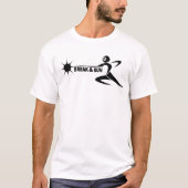 "break & run" voor wit shirt (Voorkant)