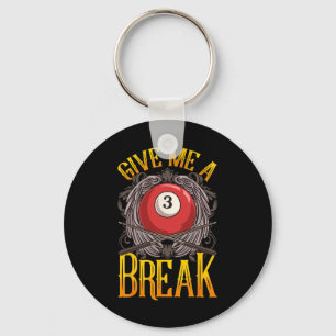 Break Shot Express: het biljarten pleidooi Sleutelhanger