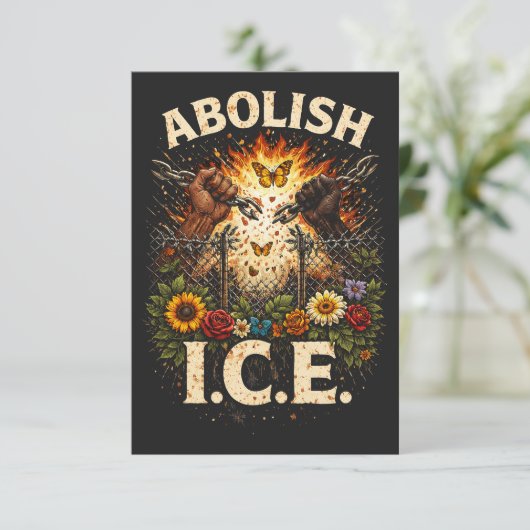 Break the Chains Bedankkaart (Staand voorkant)