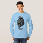 Break the Chains – Punk Gorilla Graphic T-S T-shirt (Voorkant volledig)