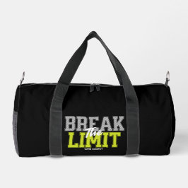 Break The Limit Gym Verslaafde Motivatie Fitness Plunjezak