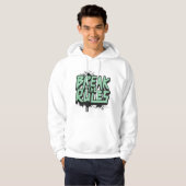 Break the Rules - Motivatie Hoodie voor mannen (Voorkant volledig)