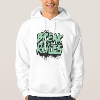 Break the Rules - Motivatie Hoodie voor mannen
