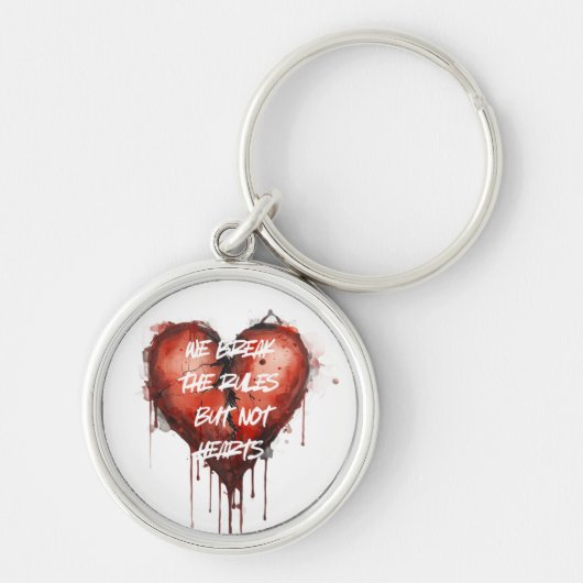 Break the rules sleutelhanger (Voorkant)