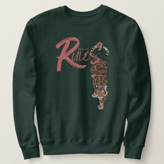 Break The Rules Trui (Design voorkant)