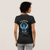 "Break the Silence" Child AbuseT-Shirt T-shirt (Achterkant volledig)