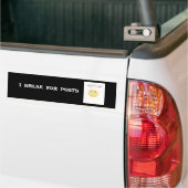 Break voor diëten bumpersticker (Op Truck)