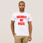 BREAKBEAt GEEN hart. T-shirt (Voorkant volledig)