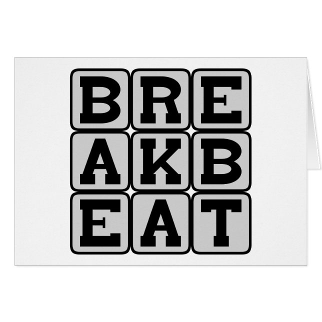Breakbeat, Muziekgenre (Voorkant Horizontaal)
