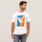 Breakdance B-Boy Hip-Hop und Funk T-shirt (Voorkant volledig)