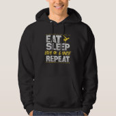 Breakdance Eat Sleep Repeat Dance Hobby Breakdance Hoodie (Voorkant)