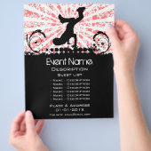 Breakdance-evenementpromotie Flyer (Hand)