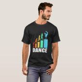 Breakdance-evolutie Retro Breakdancing T-shirt (Voorkant volledig)