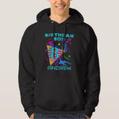 Breakdance Hip Hop Dance Verjaardagsjongen Matchin Hoodie (Voorkant)