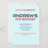 Breakdance Hip Hop Dance Verjaardagsjongen Matchin Kaart (Achterkant)